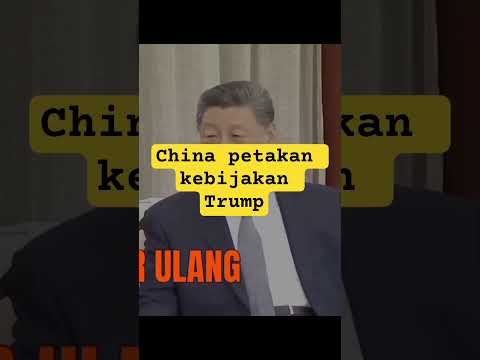 China petakan kebijakan Trump #global #news #china #america #iranvsisraelwar