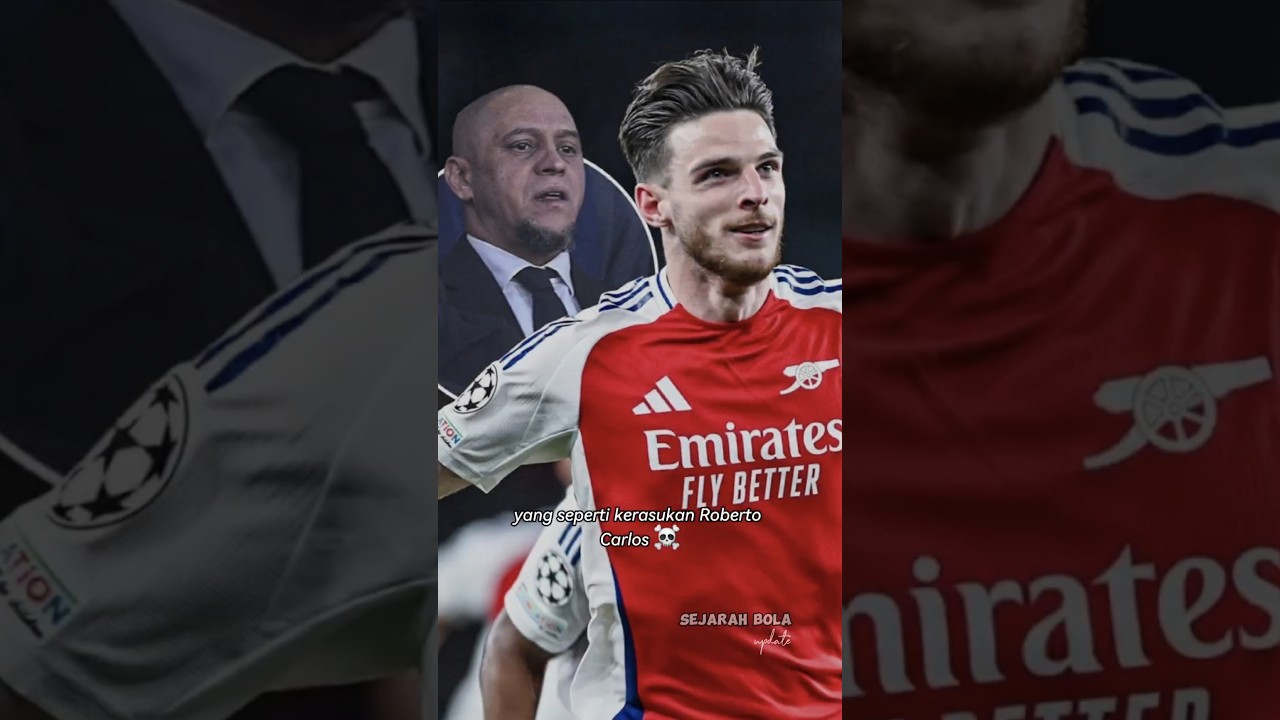 Declan Rice Kerasukan Roberto Carlos? 👀