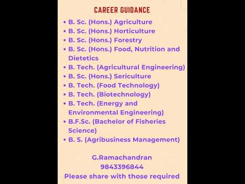 Top Agriculture Colleges in Tamilnadu 🌱
