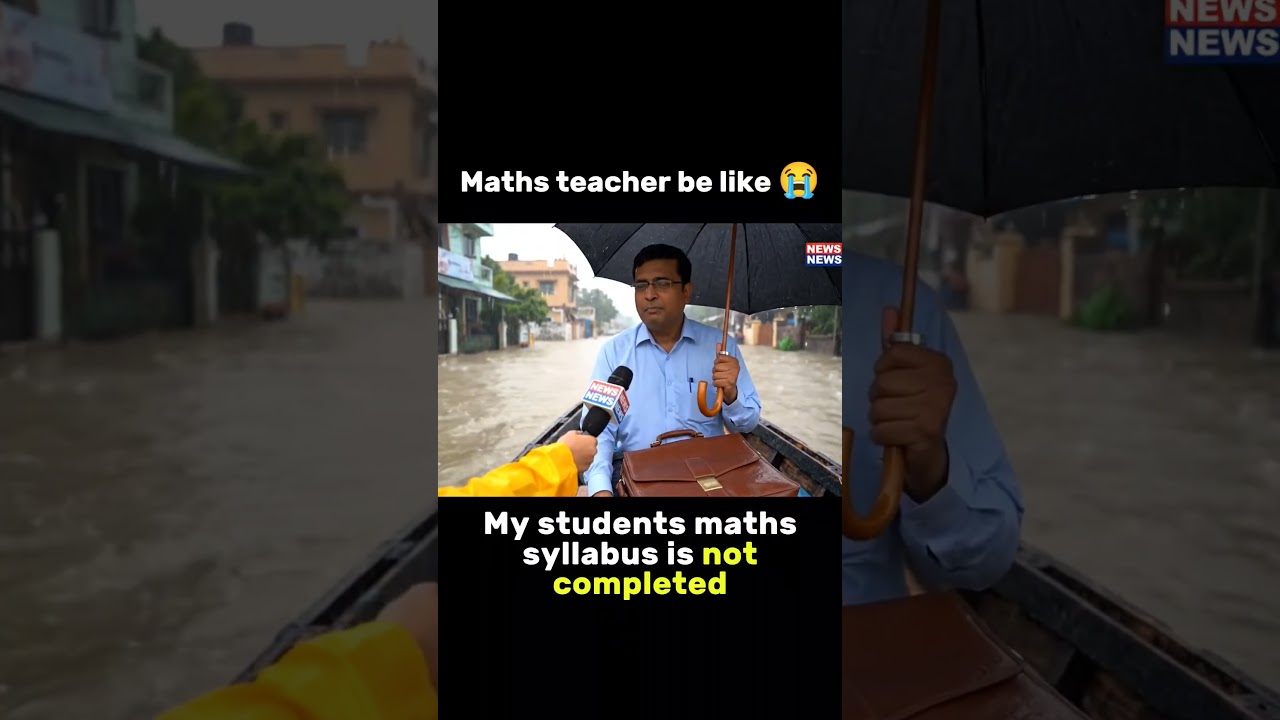 Math Teacher's Dedication Amidst Flooding