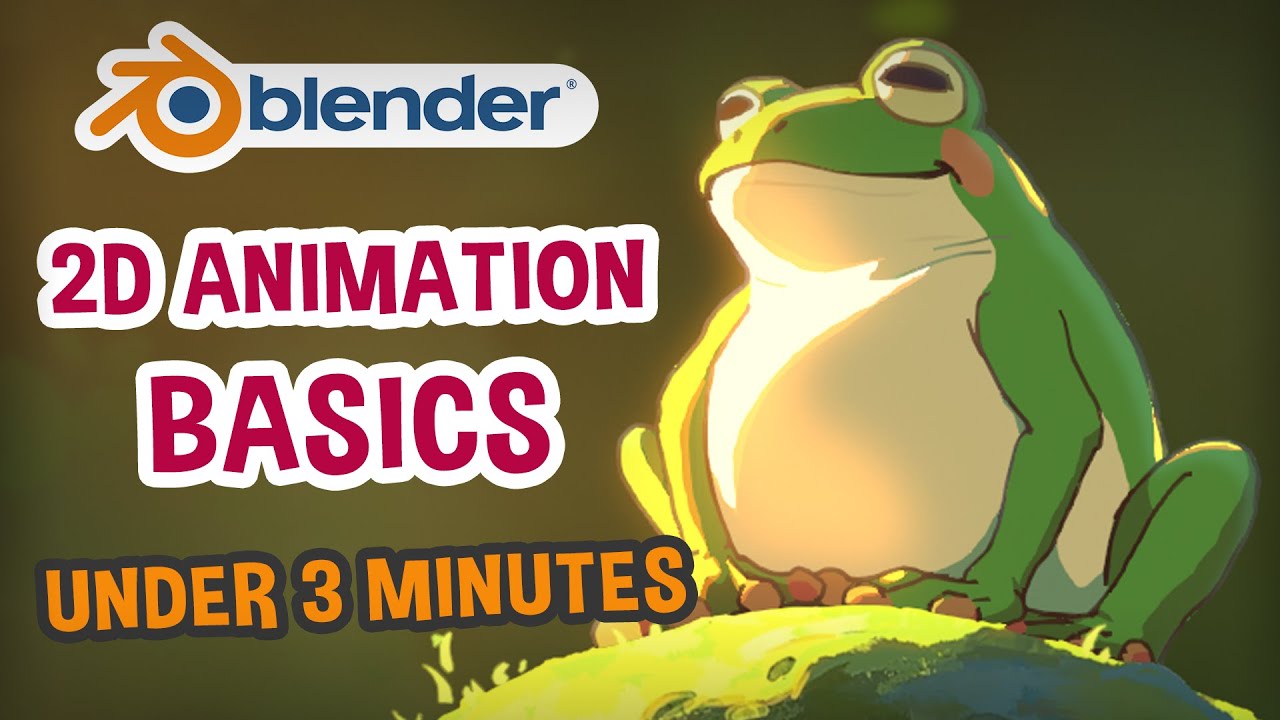 Blender 2D Animation Basics with Grease Pencil 🎨