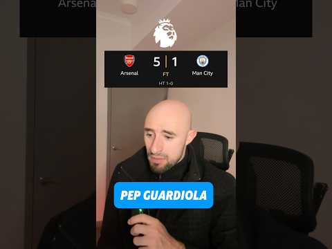PEP GUARDIOLA WAS ROBBED!!? 😥😭 | ARSENAL 5-1 MAN CITY