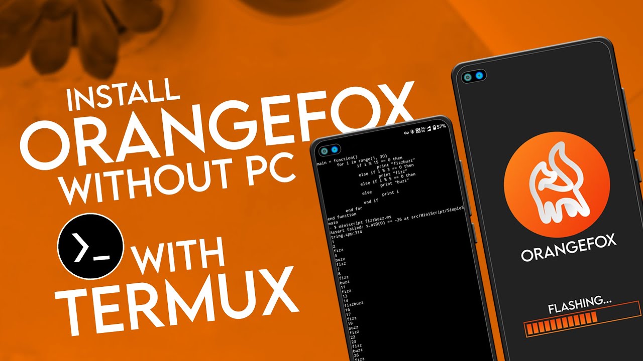 Install Orangefox Recovery Using Termux 📱