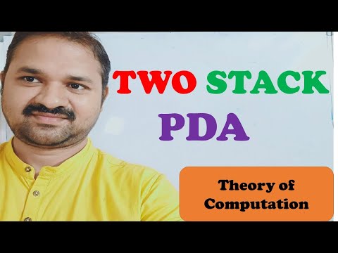 Two Stack PDA || 2 Stack PDA for a^n b^n c^n || Theory of computation || TOC || FLAT