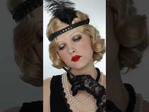 1920’s makeup! Which decade do I do next? ✨ #makeup #100yearsofmakeup #1920smakeup #1920
