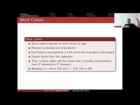 Lightweight Block Ciphers