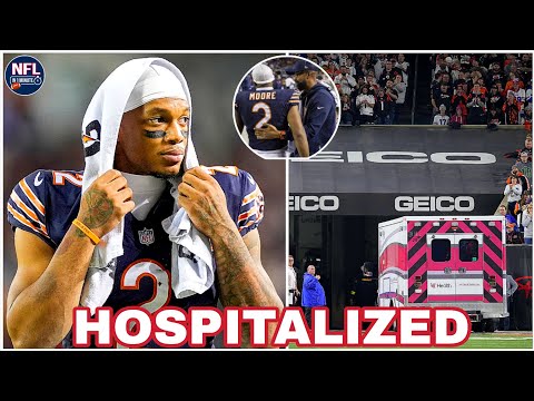 DJ Moore Injury Hospitalized After Hard Hit | Bears Vs Commanders | NFL News 