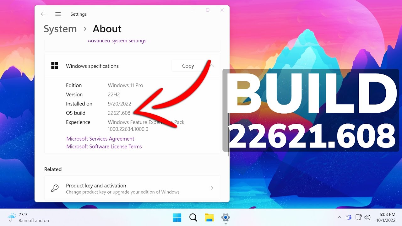 Windows 11 22H2 Update 22621.608 Released 🚀