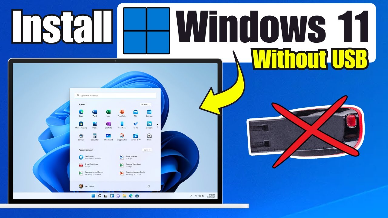 How to INSTALL Latest Windows 11 without USB Drive - EASY STEPS 2026