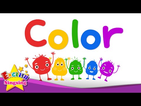 Color (color mixing & rainbow colors) - Kids vocabulary - English educational video