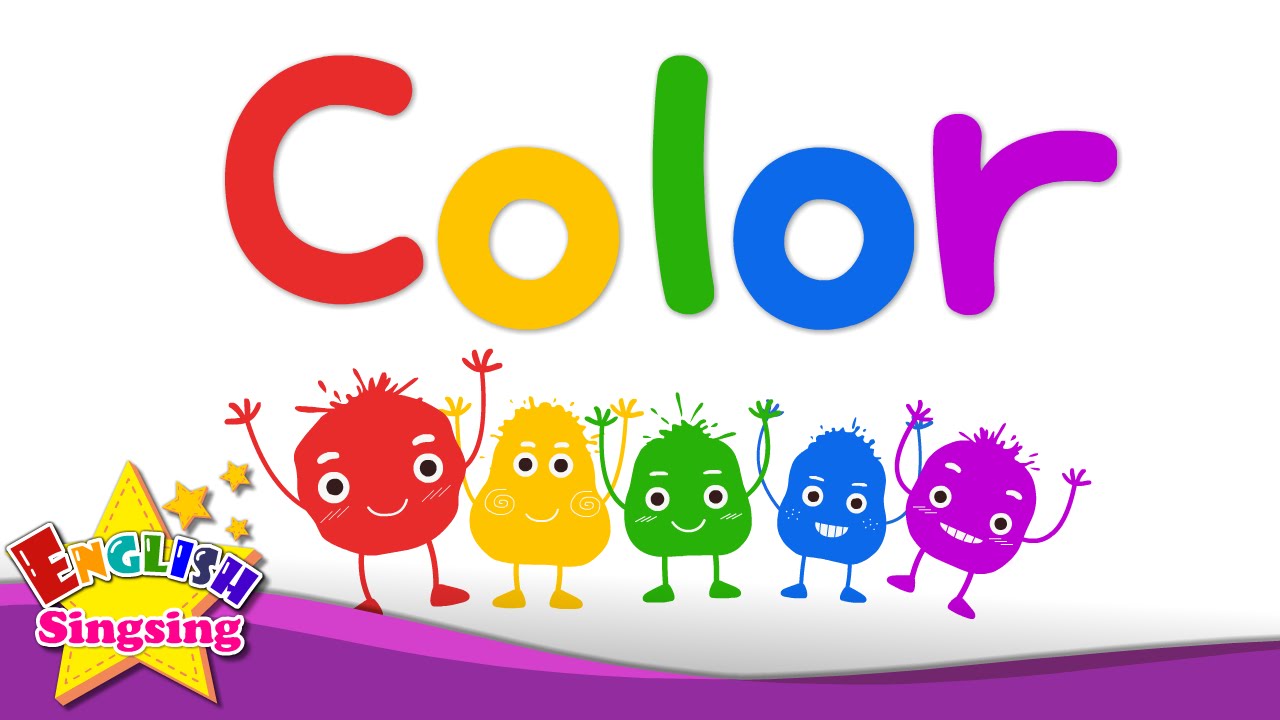 Color Vocabulary for Kids: Color Mixing & Rainbow Colors - Educational English Video