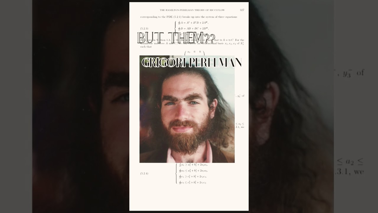 Honoring Perelman for Resolving a Century-Old Mathematical Problem