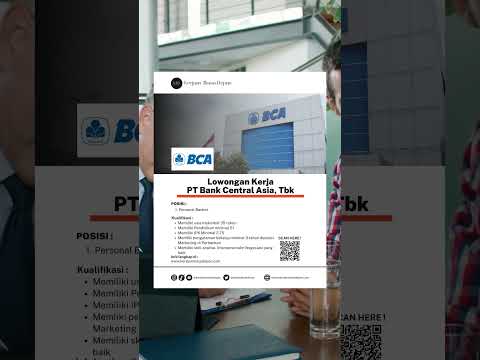 Lowongan Kerja PT Bank Central Asia Tbk 27 Desember 2022