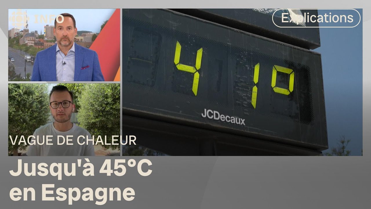 Chaleur Extrême en Espagne : Températures Record Jusqu'à 45°C ☀️