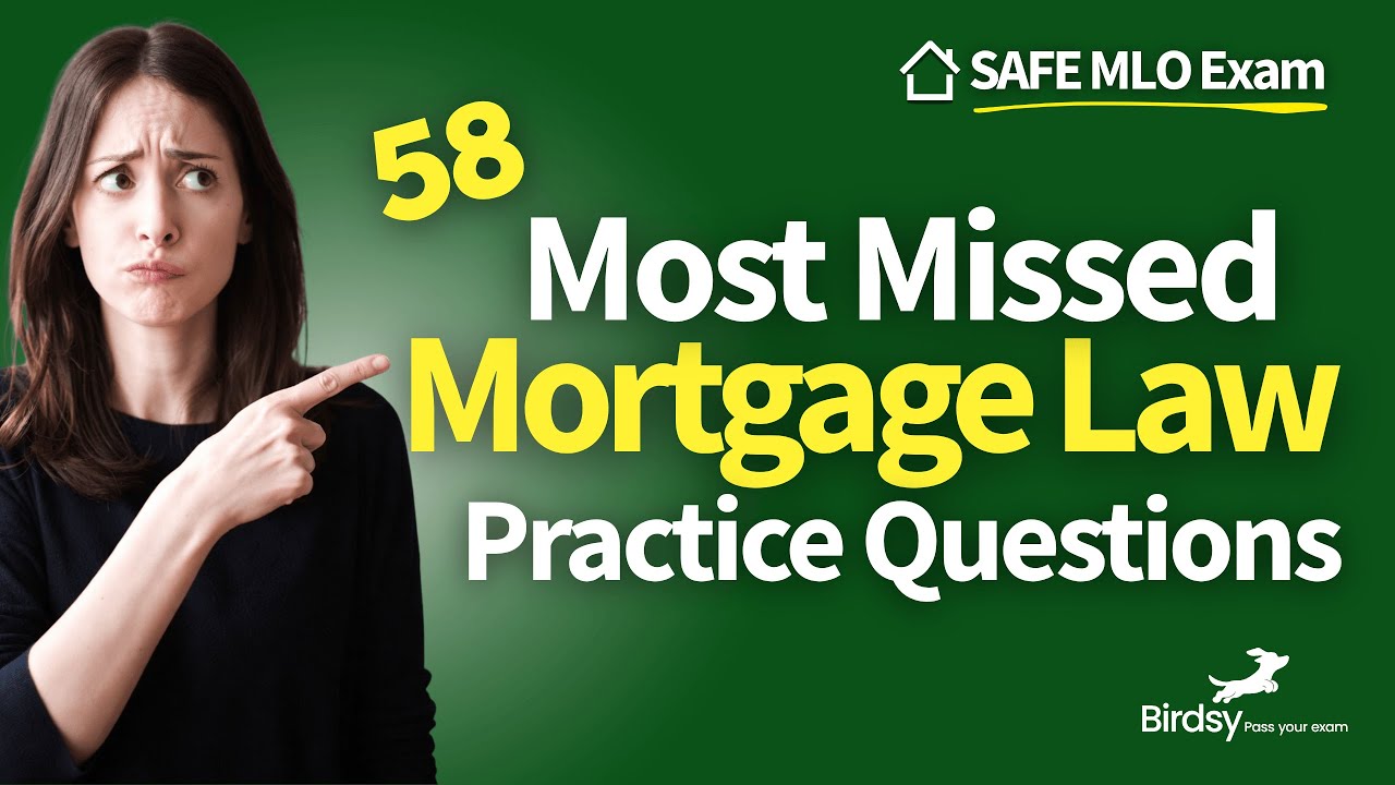 🚨 Master 58 Key Federal Law Questions for SAFE MLO Exam (2025)
