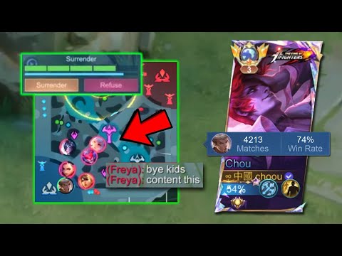DON'T CELEBRATE TOO EARLY!! 1V5 IMPOSSIBLE EPIC COMEBACK CHOU😱 - Mobile Legends