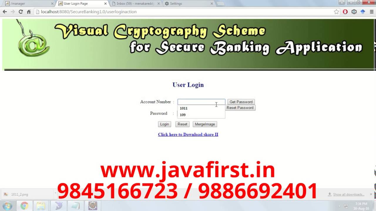 Enhance Banking Security with Visual Cryptography 🔒