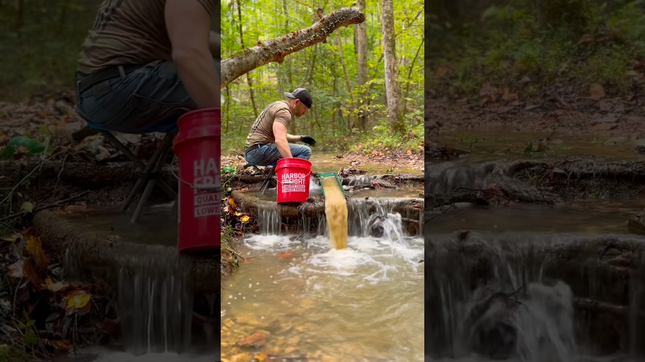 Discovering a Massive Flour Gold Deposit with Hand Pump & Sluicebox 🏆
