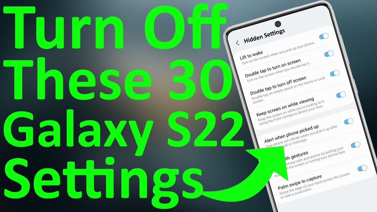 Samsung Galaxy S22 Hidden Settings to Fix Overheating & Battery Drain 🔧