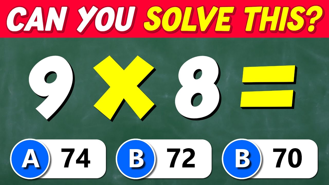 Test Your Math Skills: Easy to Impossible Quiz