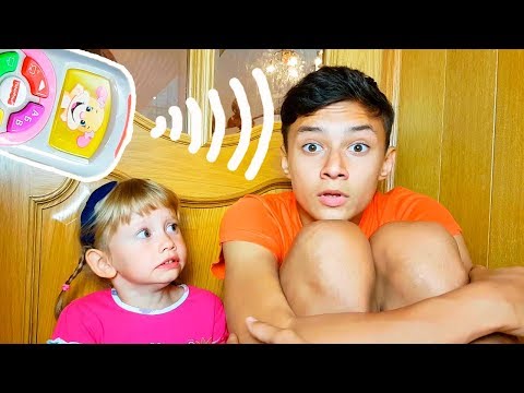 Alena and Pasha pretend play with magical remote control Kid`s Fun adventure by Chiko TV