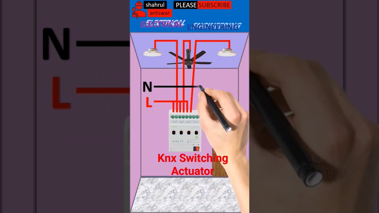 How to Wire a KNX Switching Actuator for Building Automation β‘