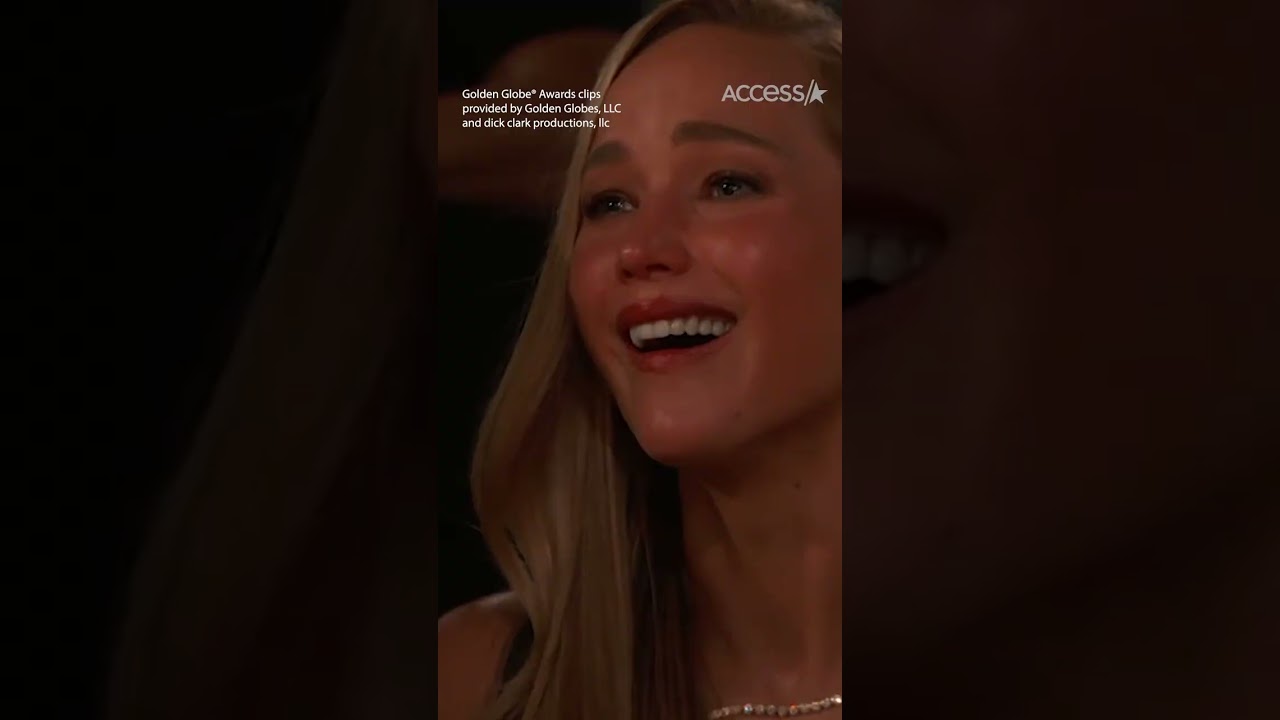 Jennifer Lawrence's Best Reactions at the Golden Globes 🎬