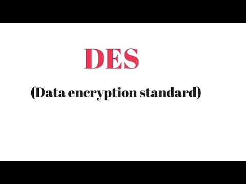 DES (data encryption standard algorithm) | CSS series #10