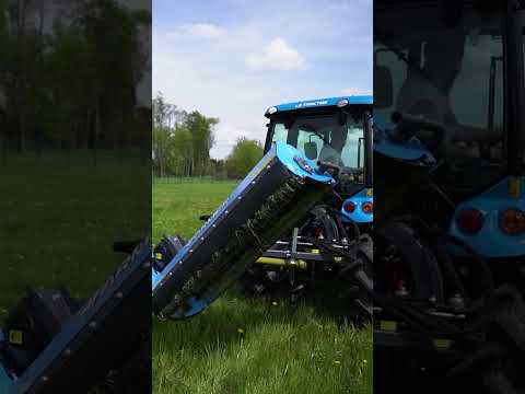 Koszenie trawy ciągnikiem LS Tractor MT 3.60 :: LS-Traktor.pl