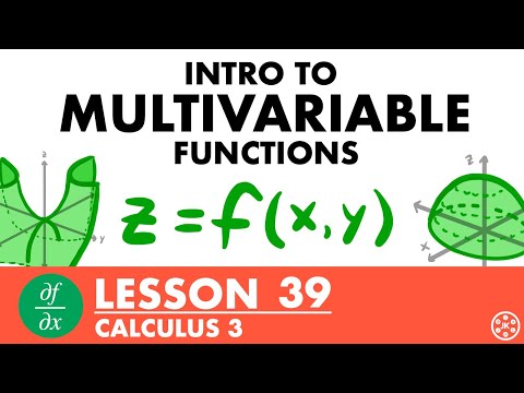 Intro to Multivariable Functions | Calculus 3 Lesson 39 - JK Math