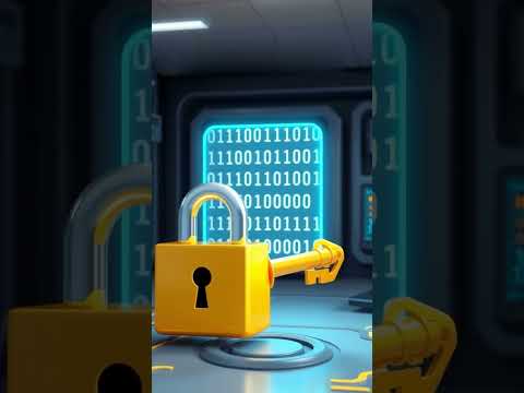 🔐 Encryption & Decryption Explained | How Data Stays Secure Online!#CyberSecurity #Encryption #yt