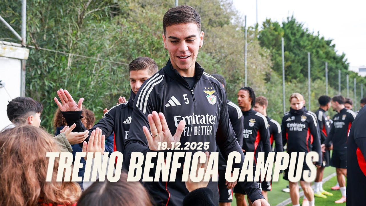 Treino Benfica Campus - 19/12/2025 ⚽