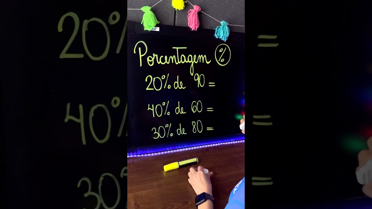 DICA de PORCENTAGEM ✨
