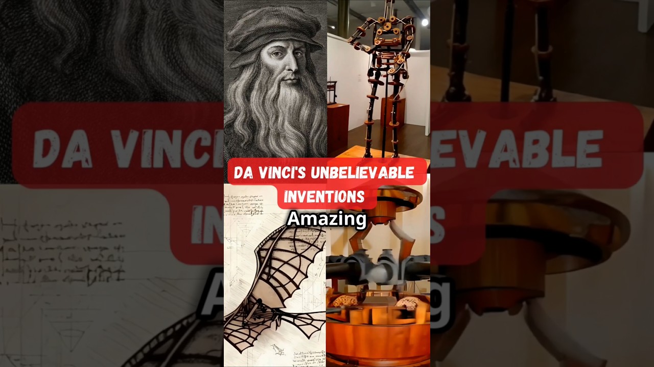 5 Da Vinci Inventions That Changed History ✨