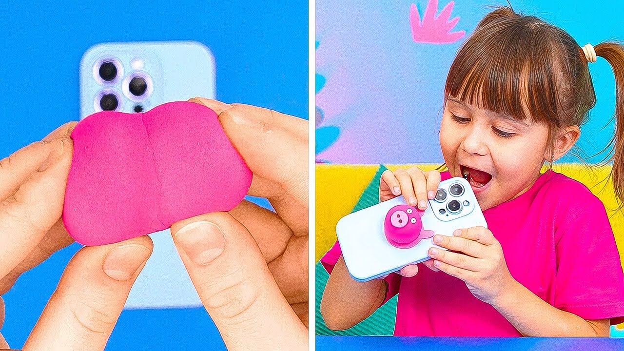 Buat Mainan Piggy Fidget Lucu dan Seru untuk Ponsel Anak-anak! 🐷