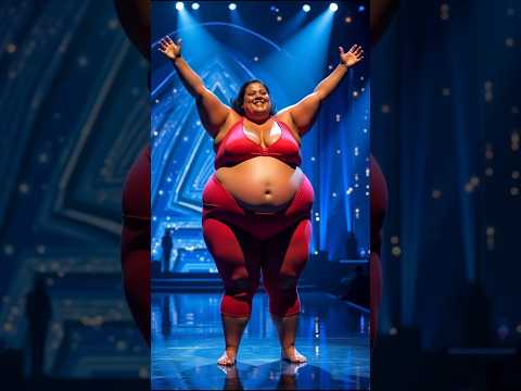 امرأة سمينة كبيرة ترعب الحكام والجمهور بأدائها المذهل في برنامج AGT 😱