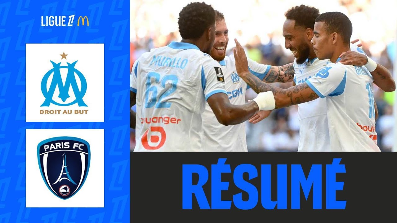 Aubameyang Brille, OM Domine Paris FC 5-2 âš˝