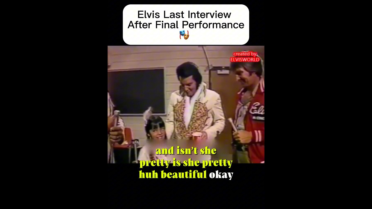 Elvis' Final Interview After Last Performance 🎭