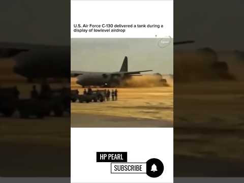 US Airforce  C-130 Delivered a Tank
