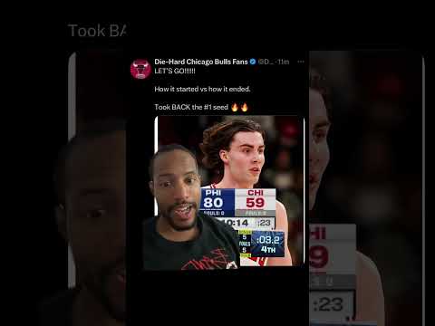 Bulls Comeback To Beat The 76ers #chicago #nba #chicagobulls #joshgiddey #matasbuzelis