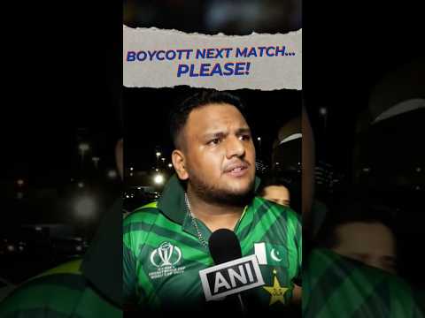 Pak fan's desperate plea after India win: 'Please boycott next match!'
