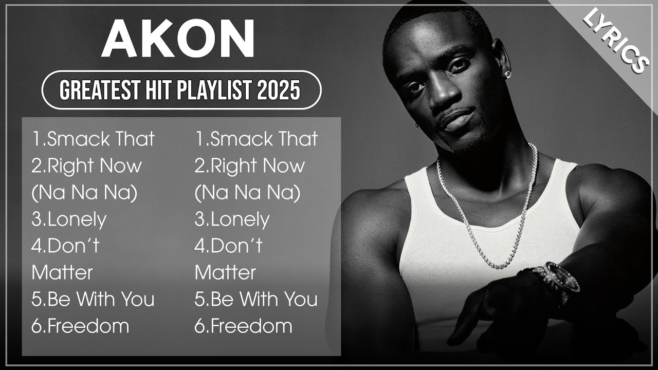 AKON Greatest Hits Playlist 2025 🎶