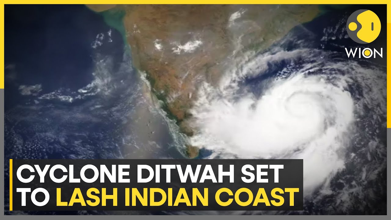 Cyclone Ditwah Hits Sri Lanka, Threatens South India 🌪️