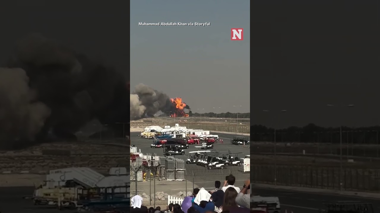 Indian Jet Pilot Dies in Dubai Air Show Crash ✈️