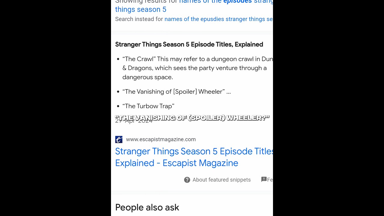 The Vanishing of Holly Wheeler: Secrets Unveiled in Stranger Things S5 🕵️‍♀️