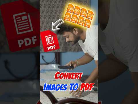 Convert Image to PDF without any App in Mobile | JPG to PDF Convert #smartphone #tipsandtricks