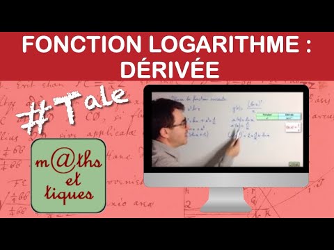Dériver une fonction logarithme - Terminale