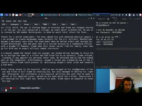 [FR] TryHackMe - Lian_Yu - EASY (Gobuster + Steganography)