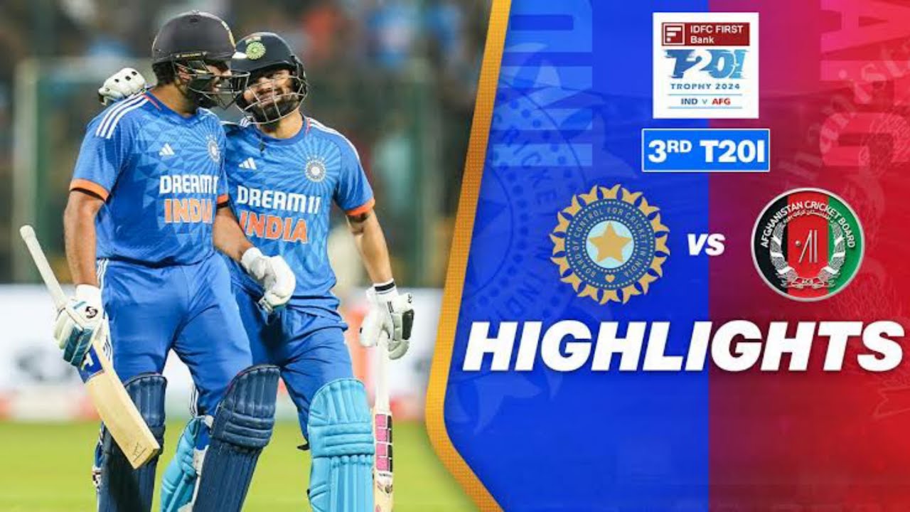 India vs Afghanistan 3rd T20 Highlights | Rohit Sharma 121*🥵