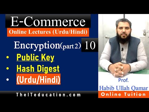 Symmetric Key and Public Key Encryption | Public key Encryption  hindi urdu (IT430)